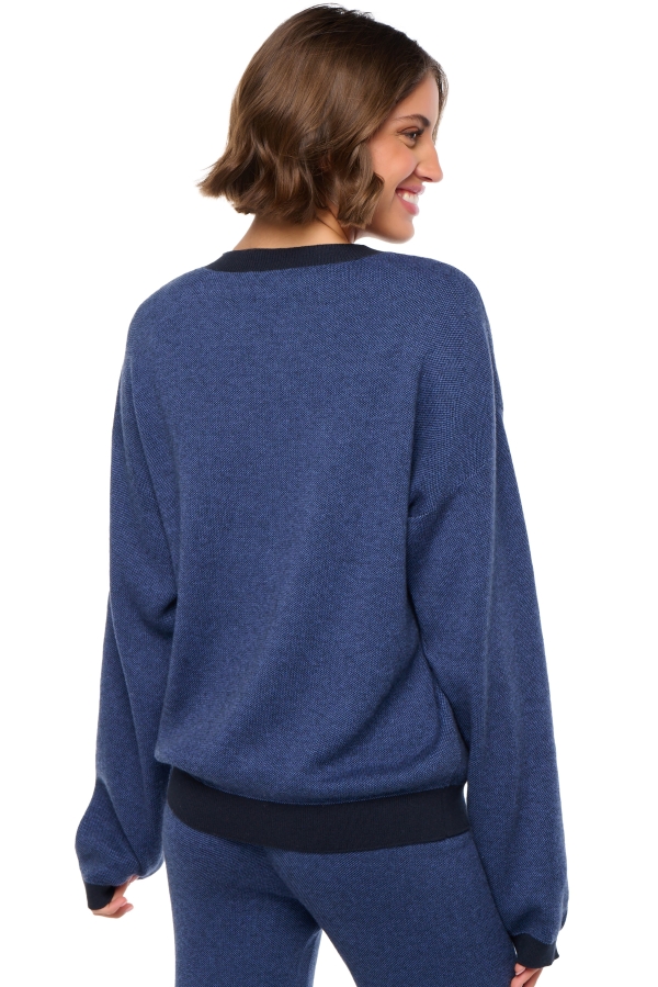 Cotone & Cashmere cashmere donna collezione primavera estate stormie blue navy l